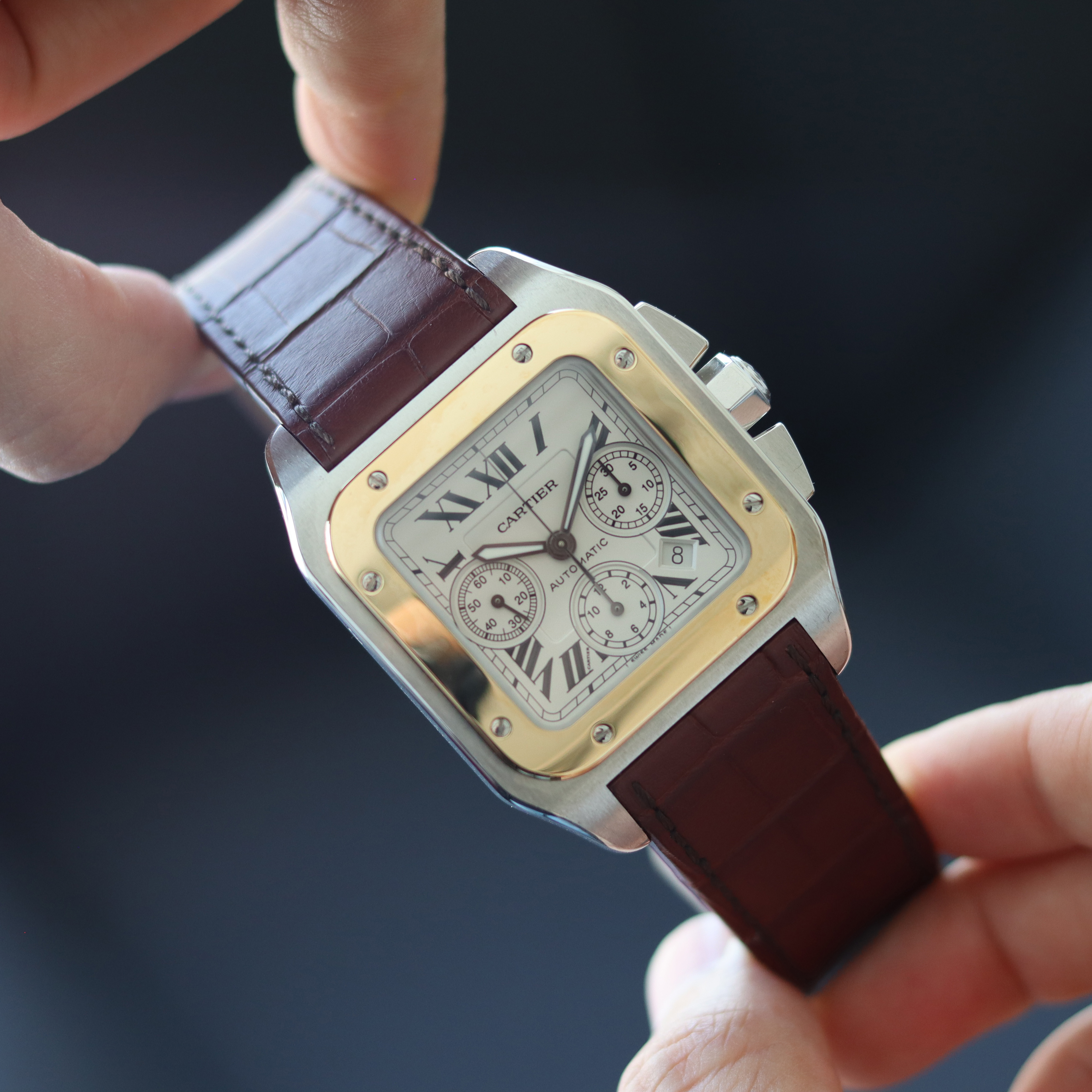  Cartier Santos 100 XL Chronograph 2011 