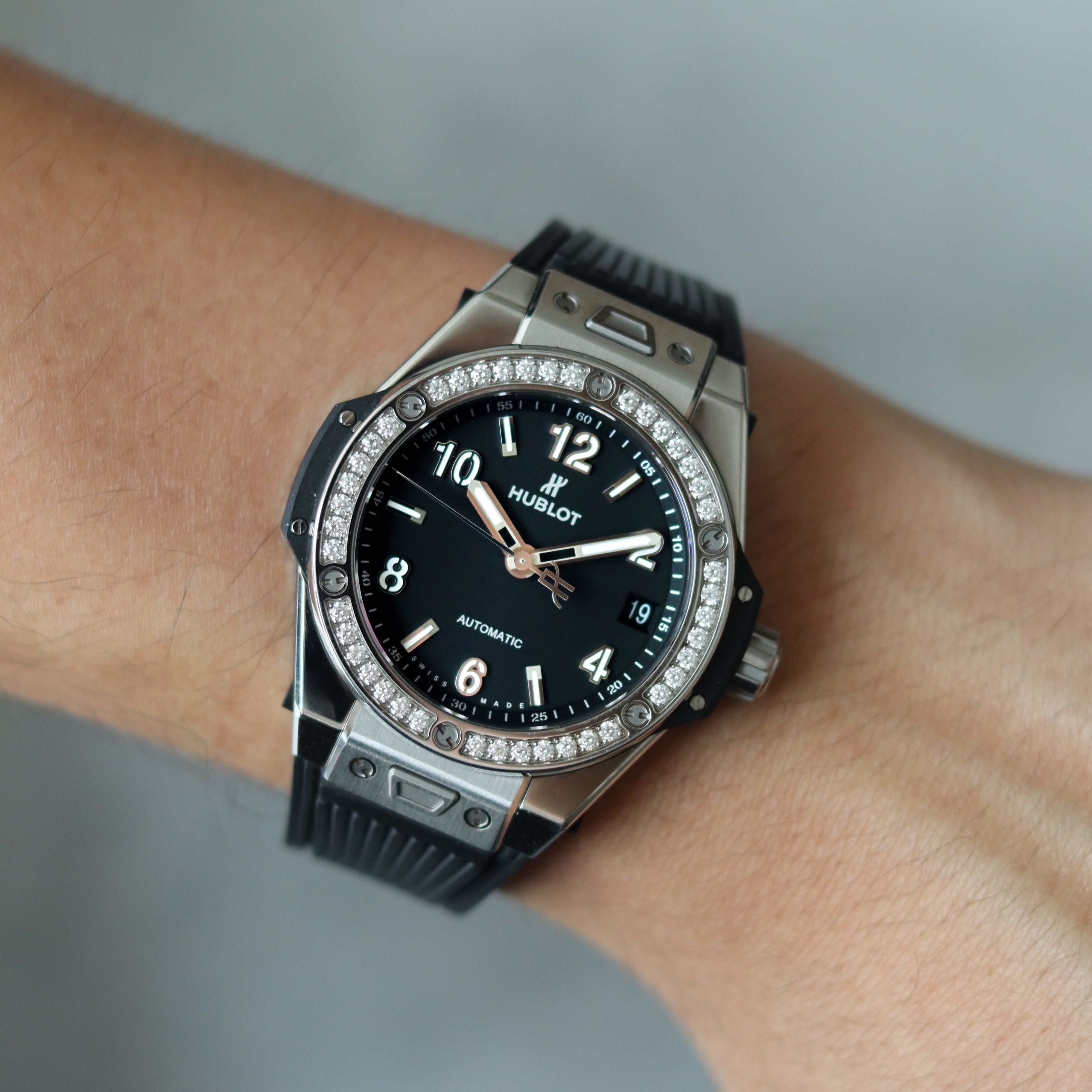  Hublot Big Bang One Click Steel Diamonds 39 mm