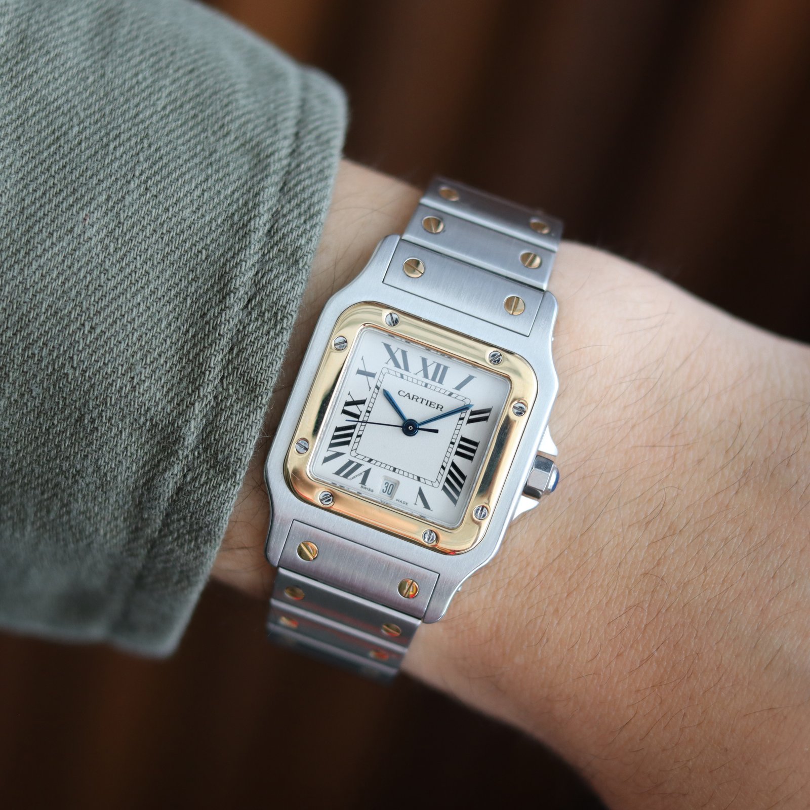 Cartier Santos Galbée “Two Tone”