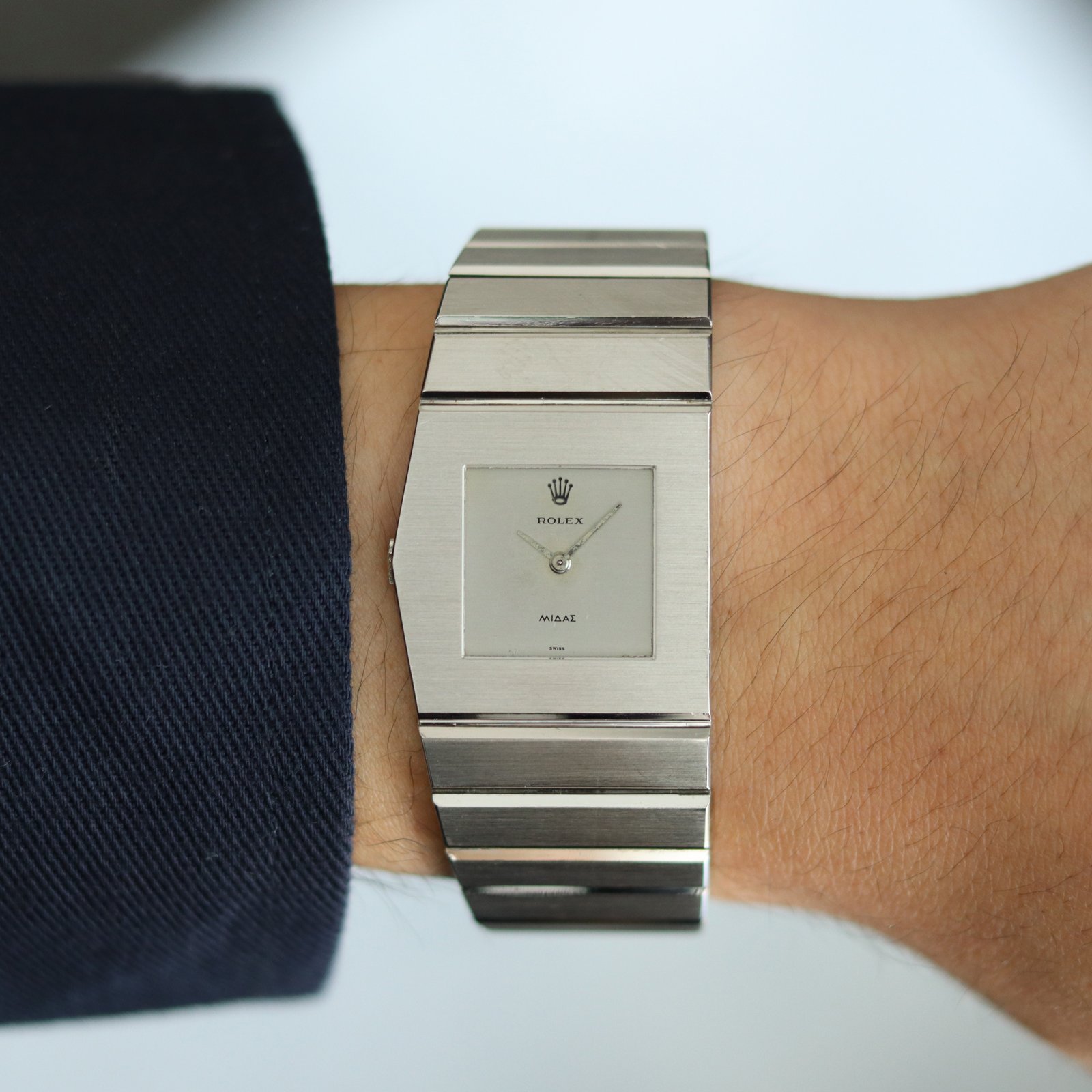 Rolex King Midas White Gold 