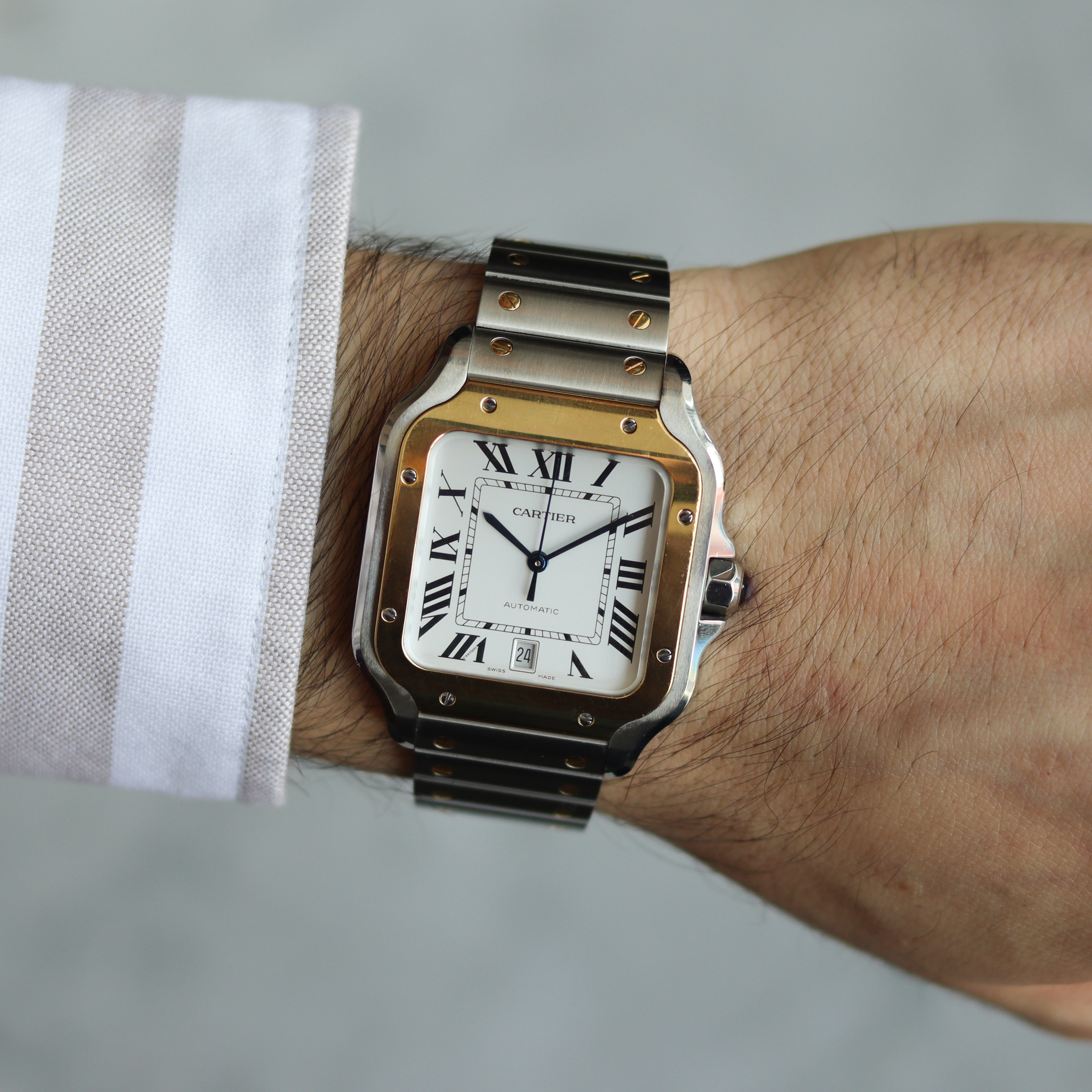 Cartier Santos de Cartier Large 2023 fullset.