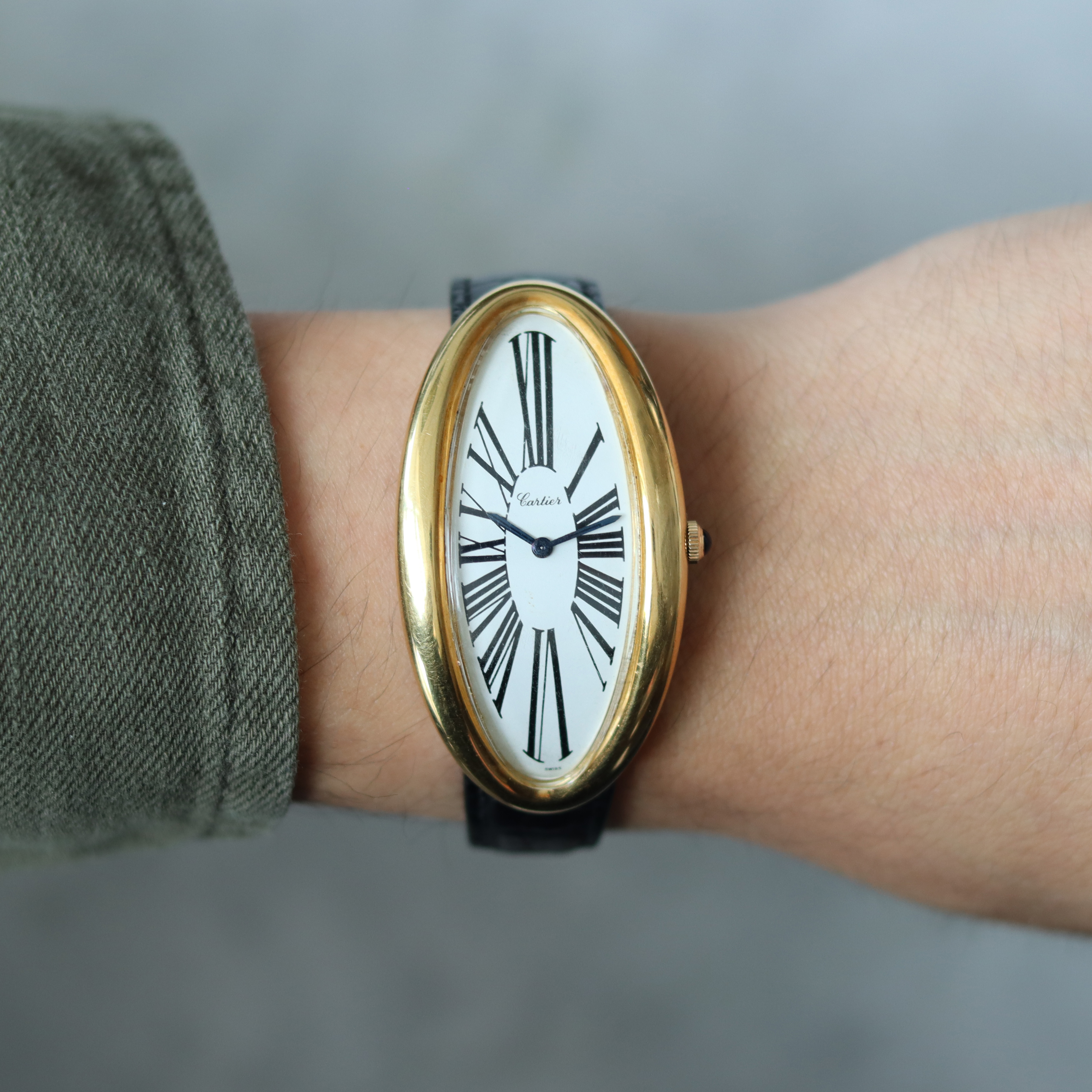 Cartier Maxi Oval  Yellow Gold from 1970s